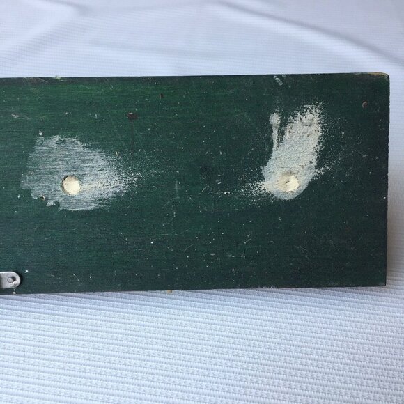 Garden Lover Gift Wooden Tool Rack Handmade Craft Wall Hanging Painted 4 Hooks - Picture 10 of 11